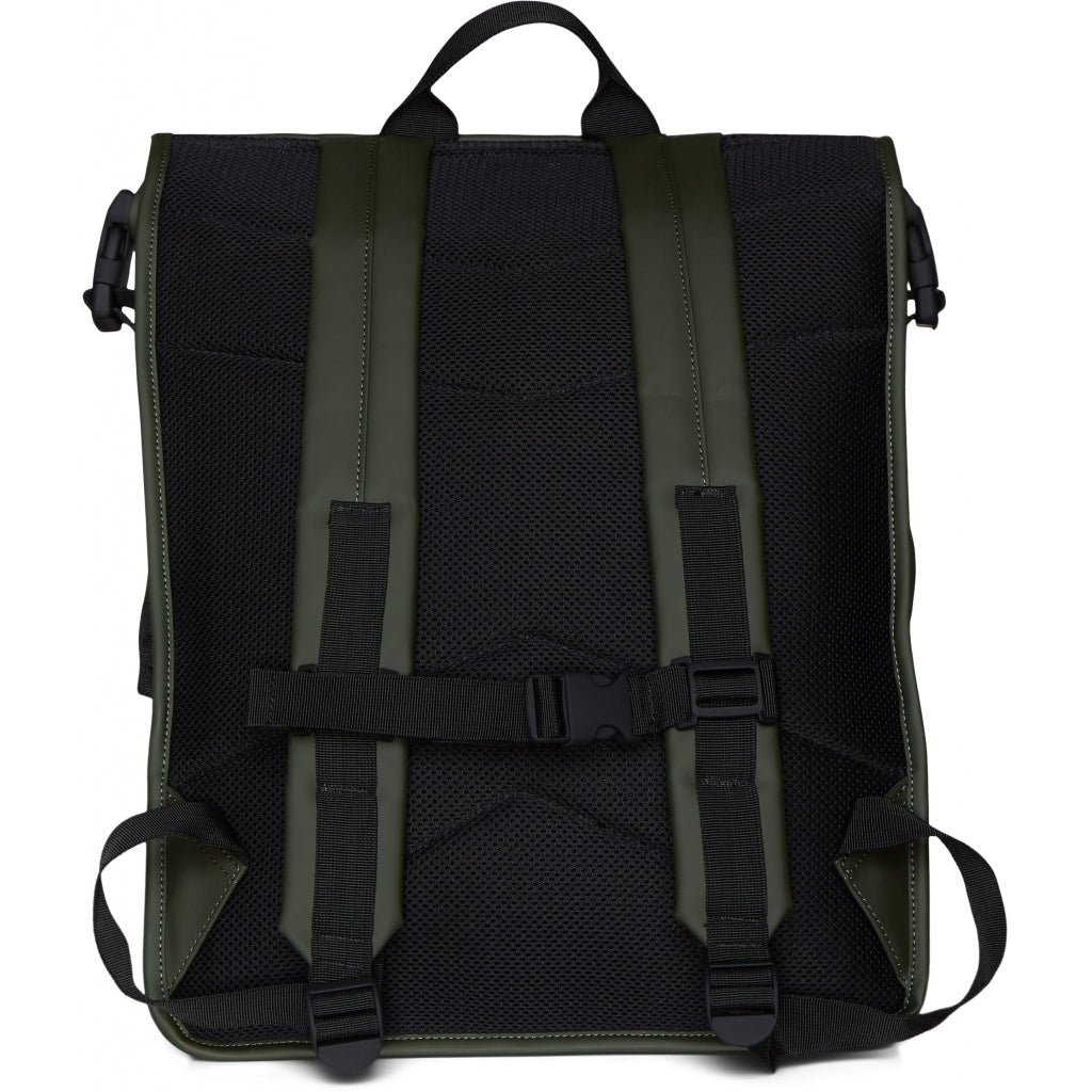 Buckle Rolltop Rucksack - Green