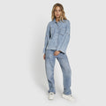 Hannali Denim Jacket - Light Blue Wash