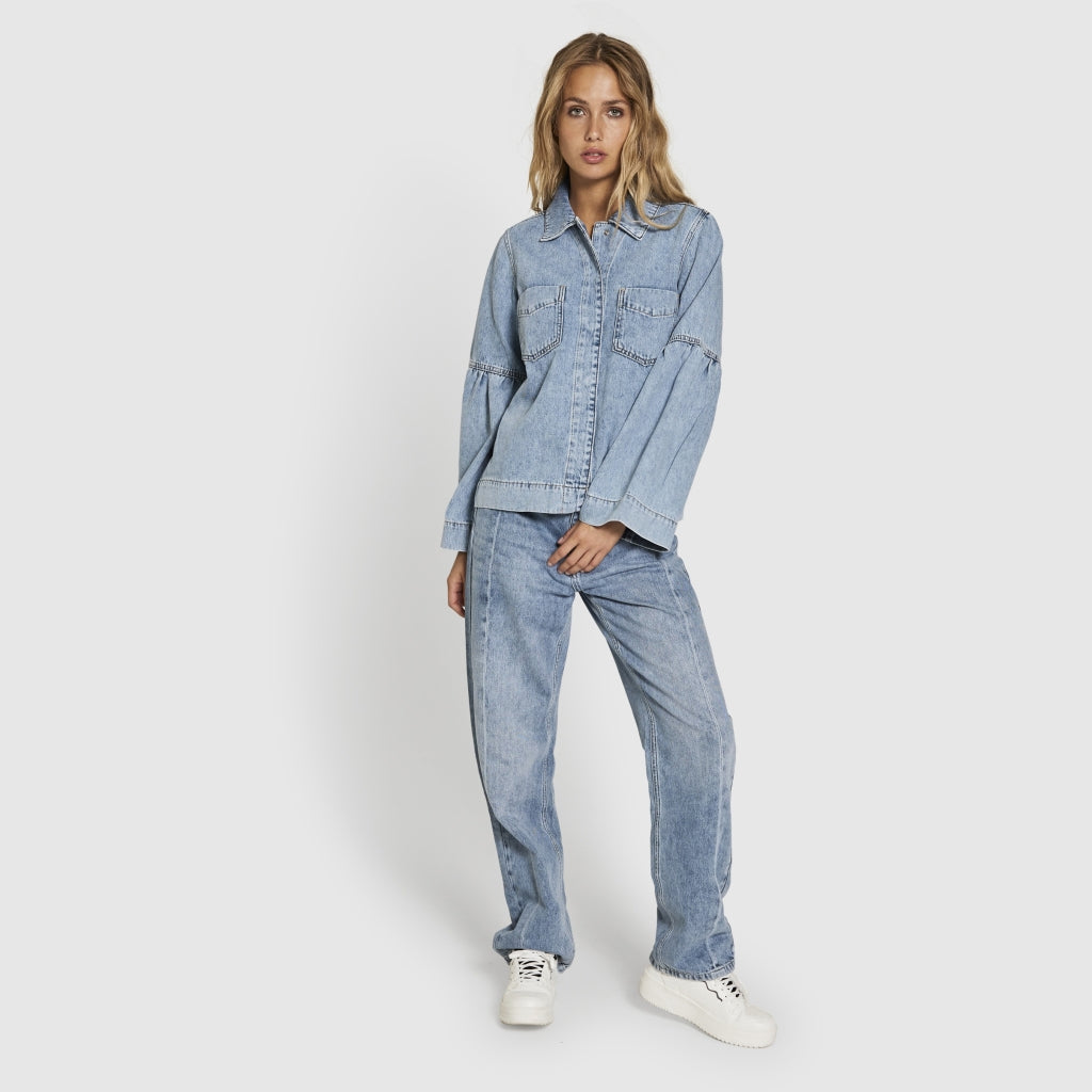 Hannali Denim Jacket - Light Blue Wash