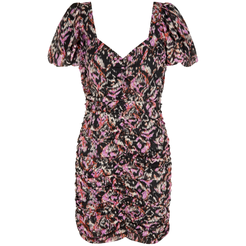 Fabiola Lurex Short Dress - Graphic Art