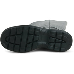 Cloud High Boot - Black Leather