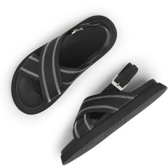 Yodi Stitched - Black Leather