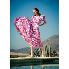 Emma Dress - Paisley Purple