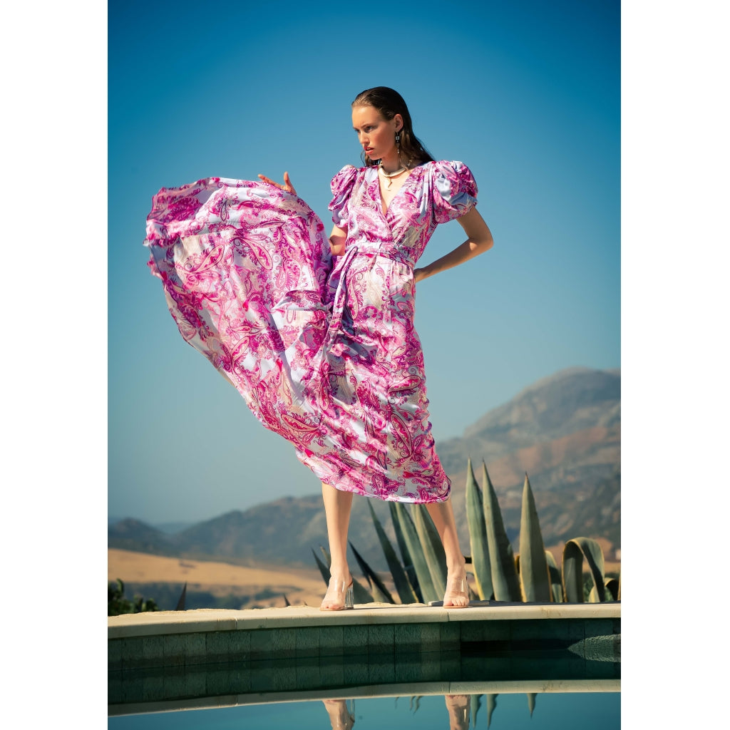Emma Dress - Paisley Purple