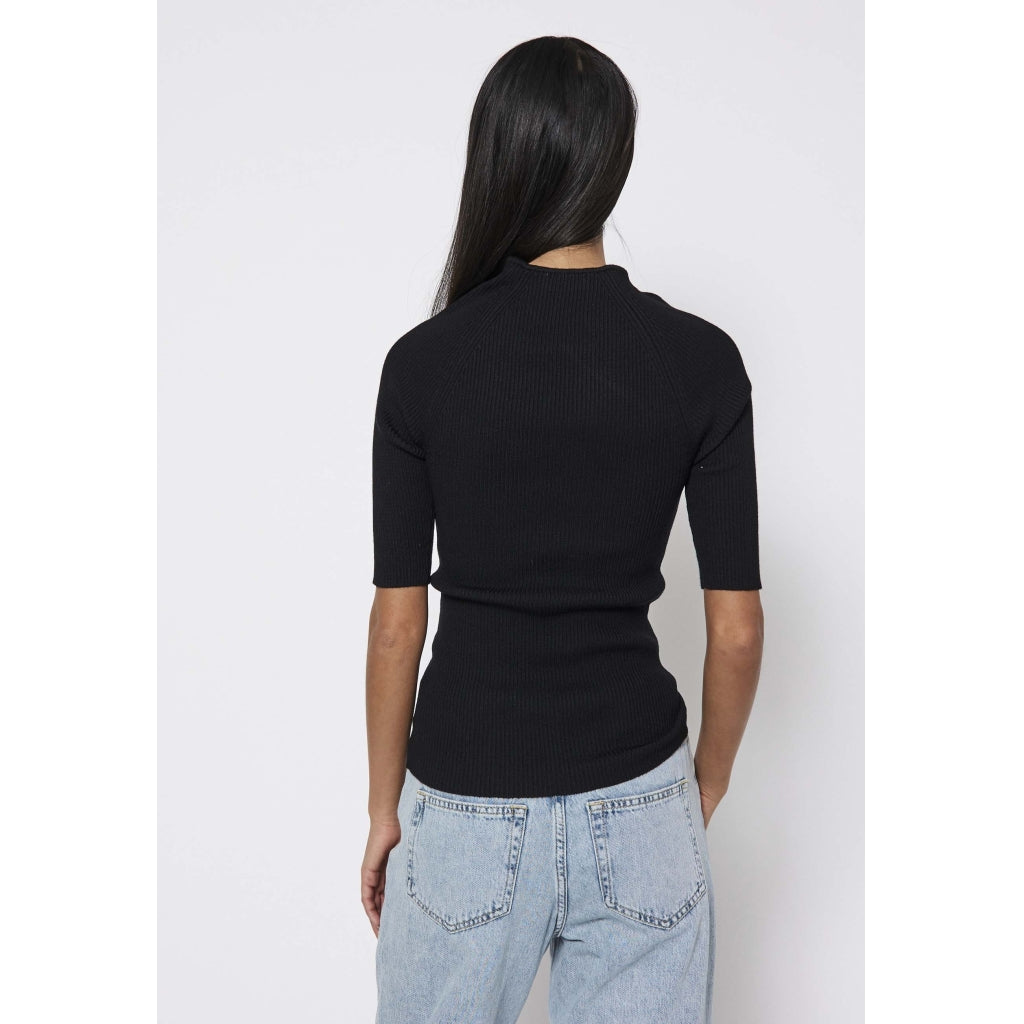Sherry Knit Tee - Black