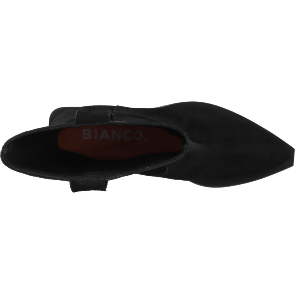 Biamona Western Boot Mid Suede - Black