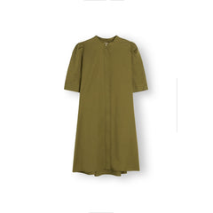 Billie Low Collar Dress - Army