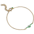 Twist Bracelet - Grass Green