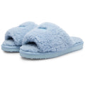 Miriam Fur Slipper - Light Blue