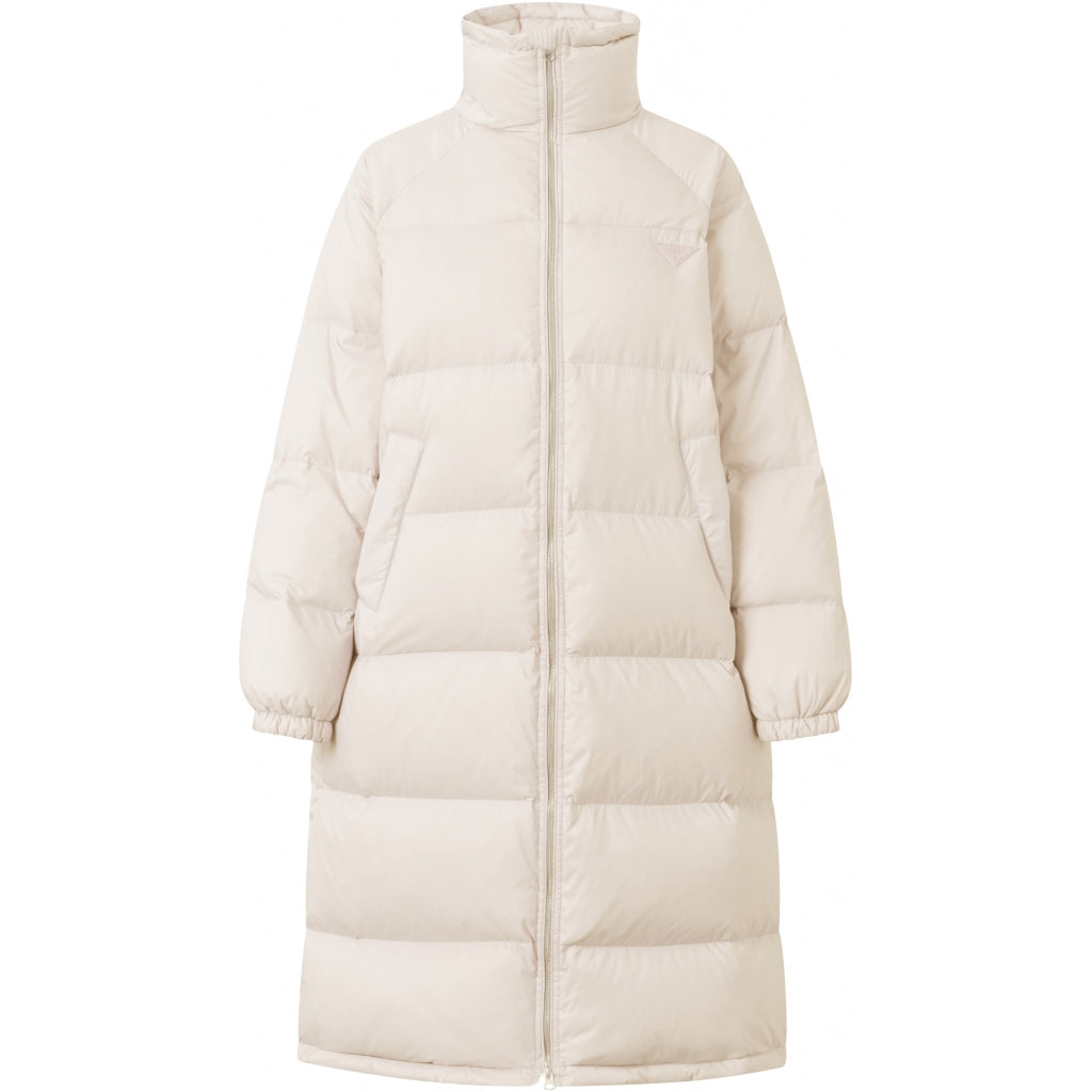 Long Puffer Jacket - Sand