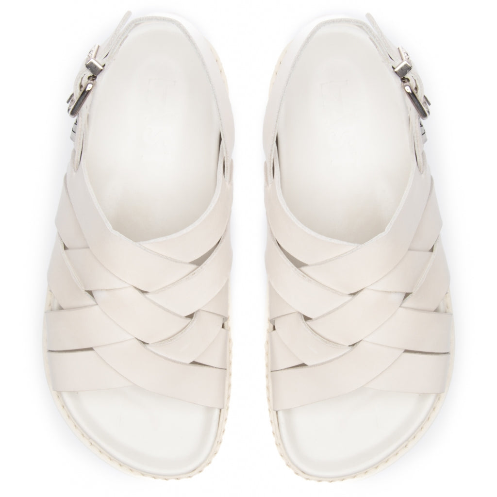 Läst Maggie Leather - Off White