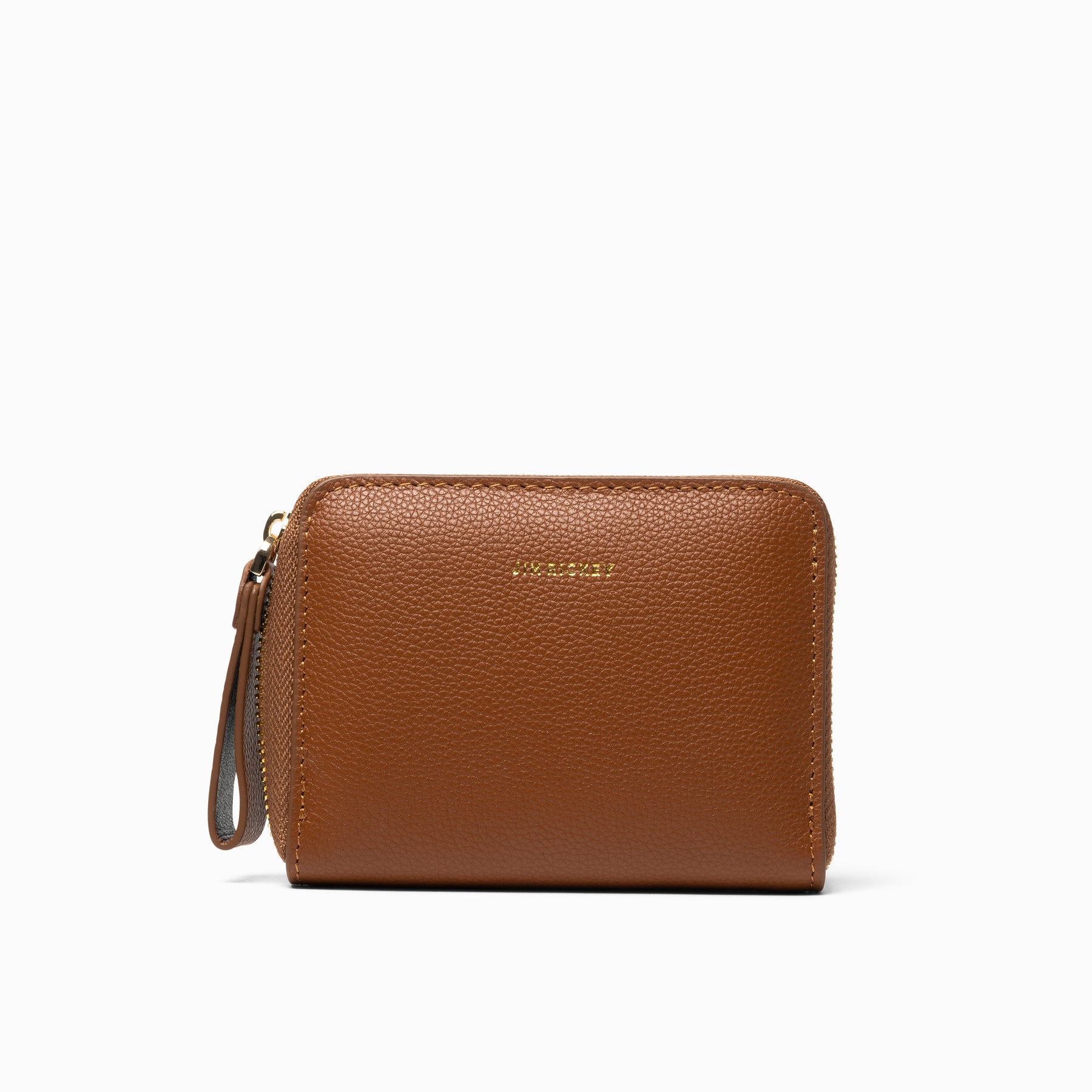 Small Zip Wallet - Cognac