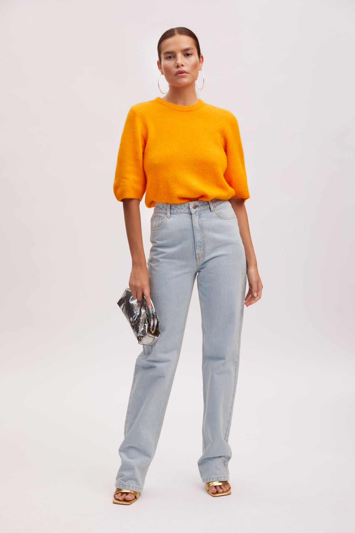 AlphaGZ Tee - Flame Orange Melange