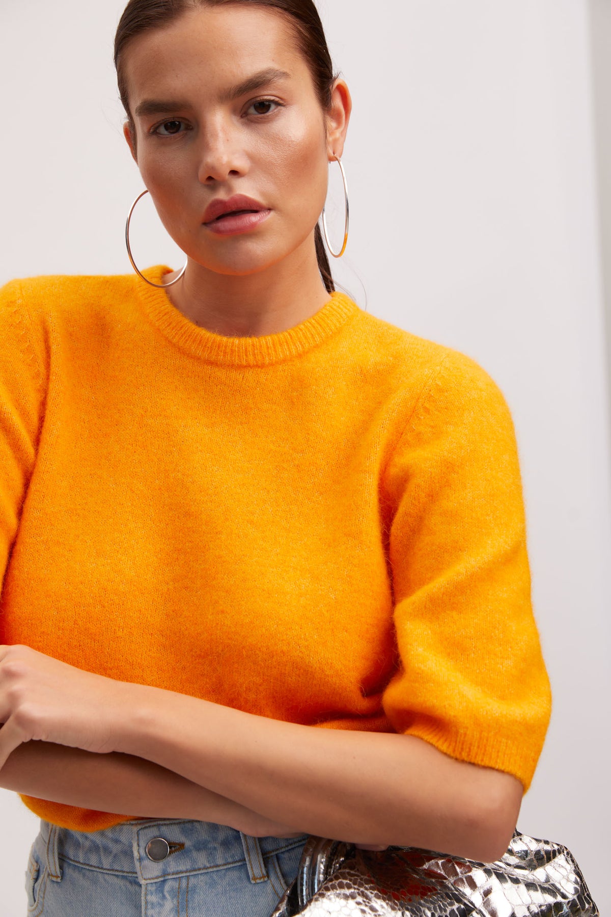 AlphaGZ Tee - Flame Orange Melange