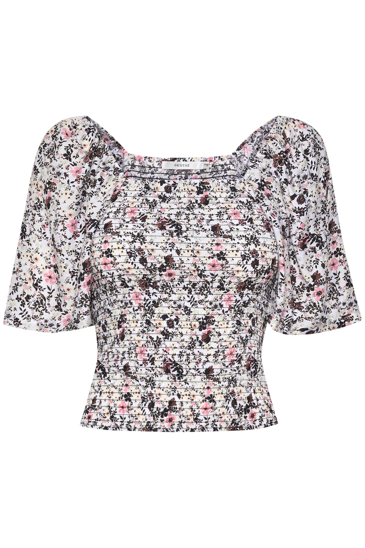 JosyGZ Blouse - Pink Flower Draft