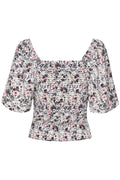 JosyGZ Blouse - Pink Flower Draft