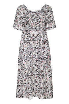 JosyGZ SS Dress - Pink Flower Draft