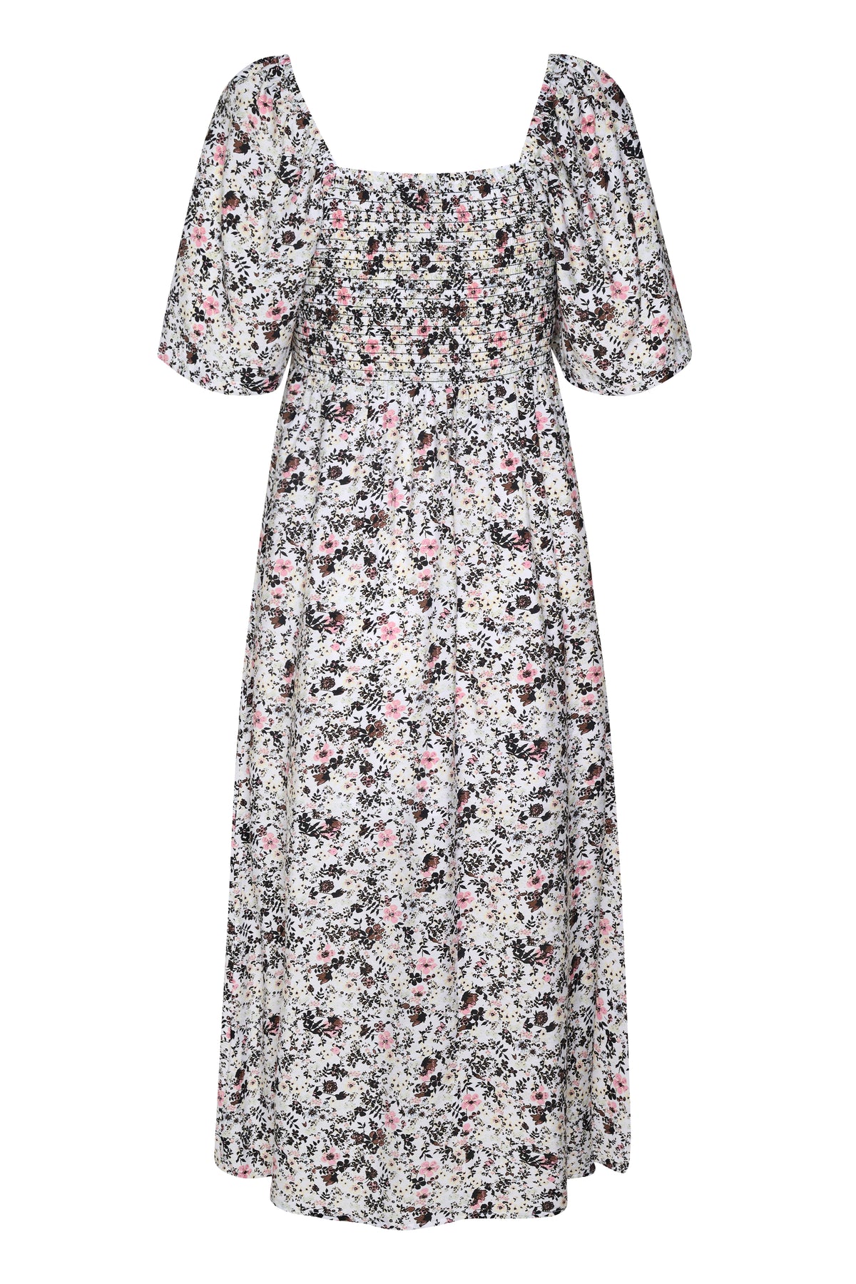 JosyGZ SS Dress - Pink Flower Draft