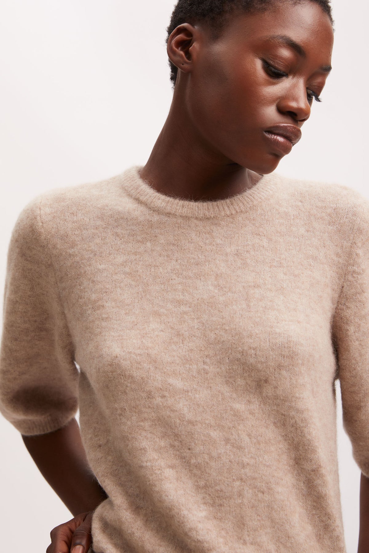 Alphagz Tee - Warm Sand Mel