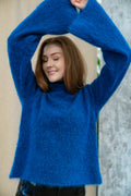 Mandagz Ls Pullover - Radiant Sky Blue