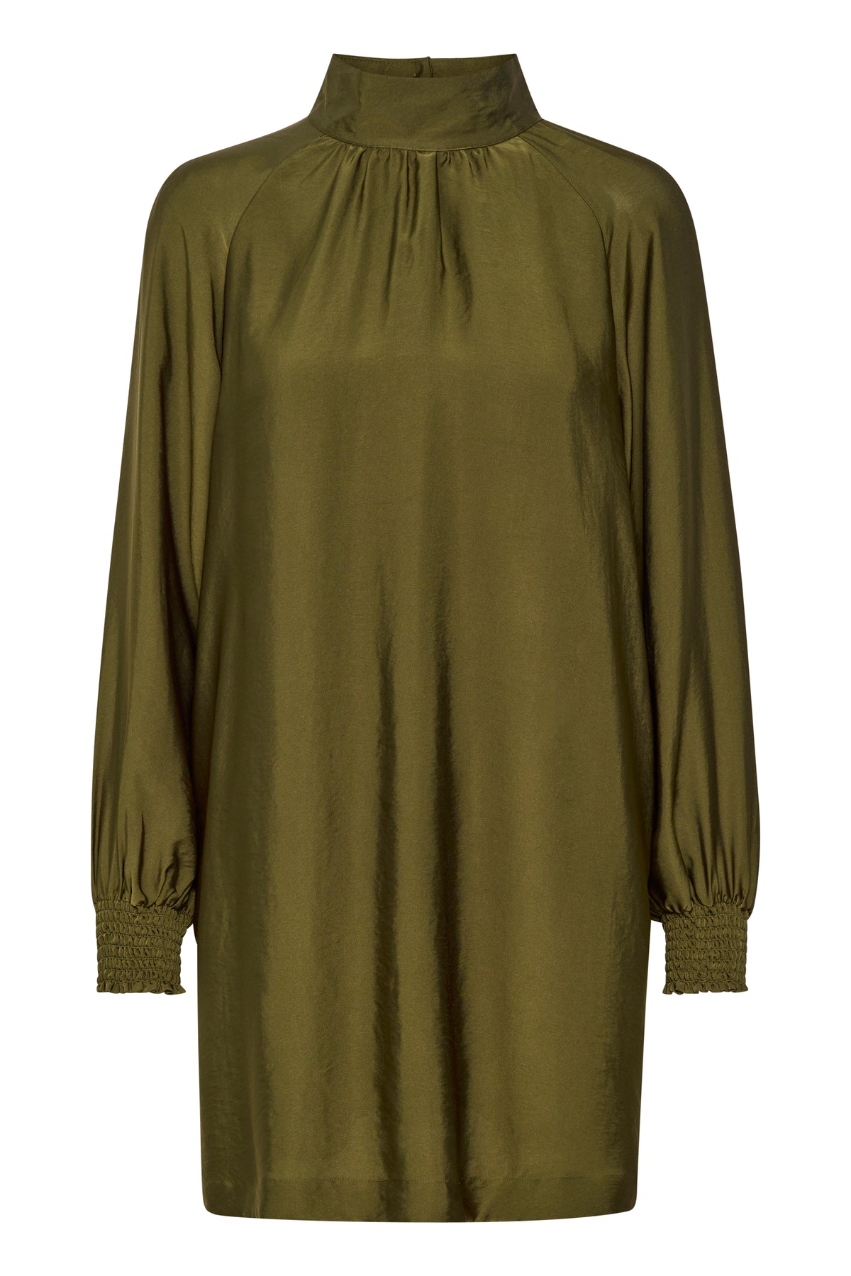 Luellagz Short Dress - Mörk olivgrön