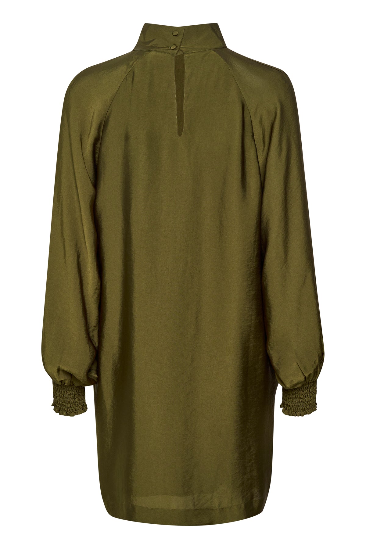 Luellagz Short Dress - Mörk olivgrön