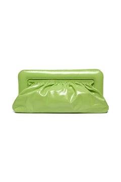 VeldaGZ Midi Patent Clutch - Dark Citron
