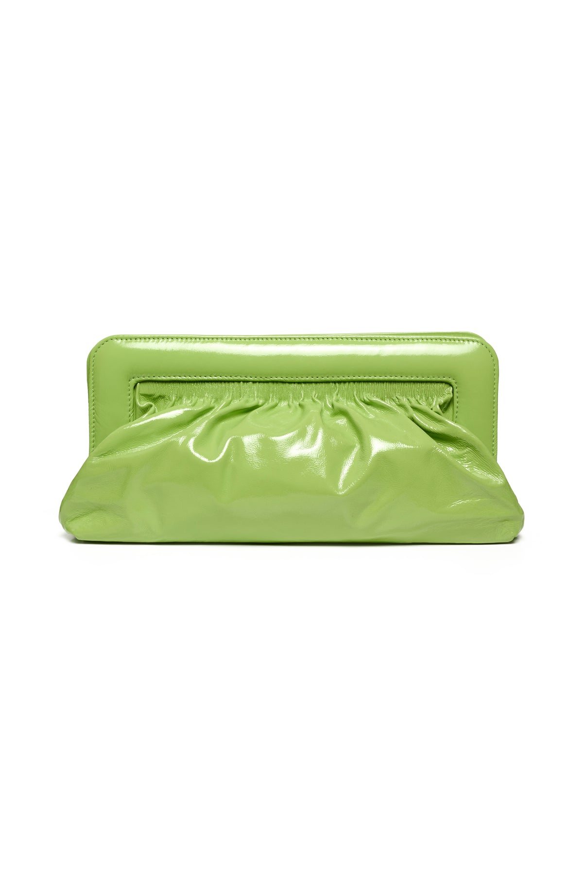VeldaGZ Midi Patent Clutch - Dark Citron
