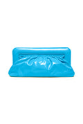 VeldaGZ Midi Patent Clutch - Malibu Blue