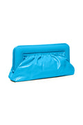 VeldaGZ Midi Patent Clutch - Malibu Blue