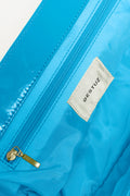 VeldaGZ Midi Patent Clutch - Malibu Blue