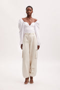 MistGZ Offshoulder - Bright White