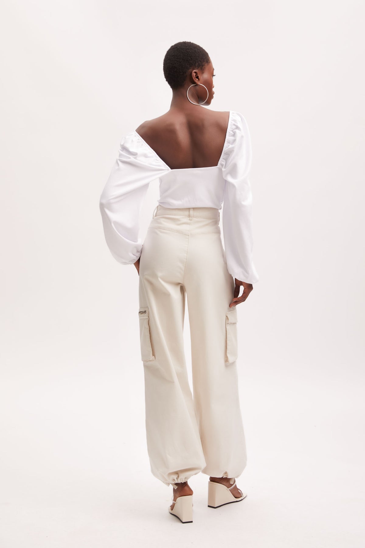 MistGZ Offshoulder - Bright White