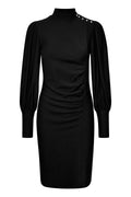 Rifagz Button Dress - Black