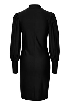 Rifagz Button Dress - Black
