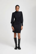 Rifagz Button Dress - Black