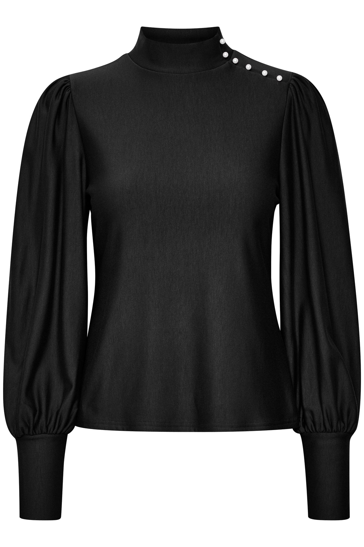 RifaGZ Button Blouse - Black