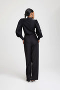 RifaGZ Button Blouse - Black