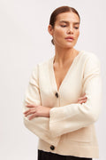 EmblaGZ Cardigan - Egret