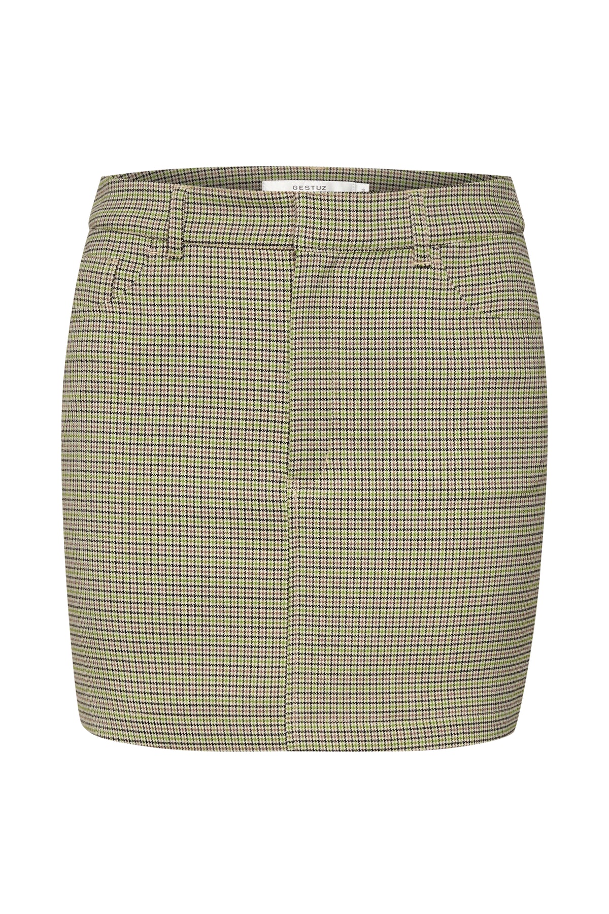 CinnaGZ MW Mini Skirt - Minced Herb Check