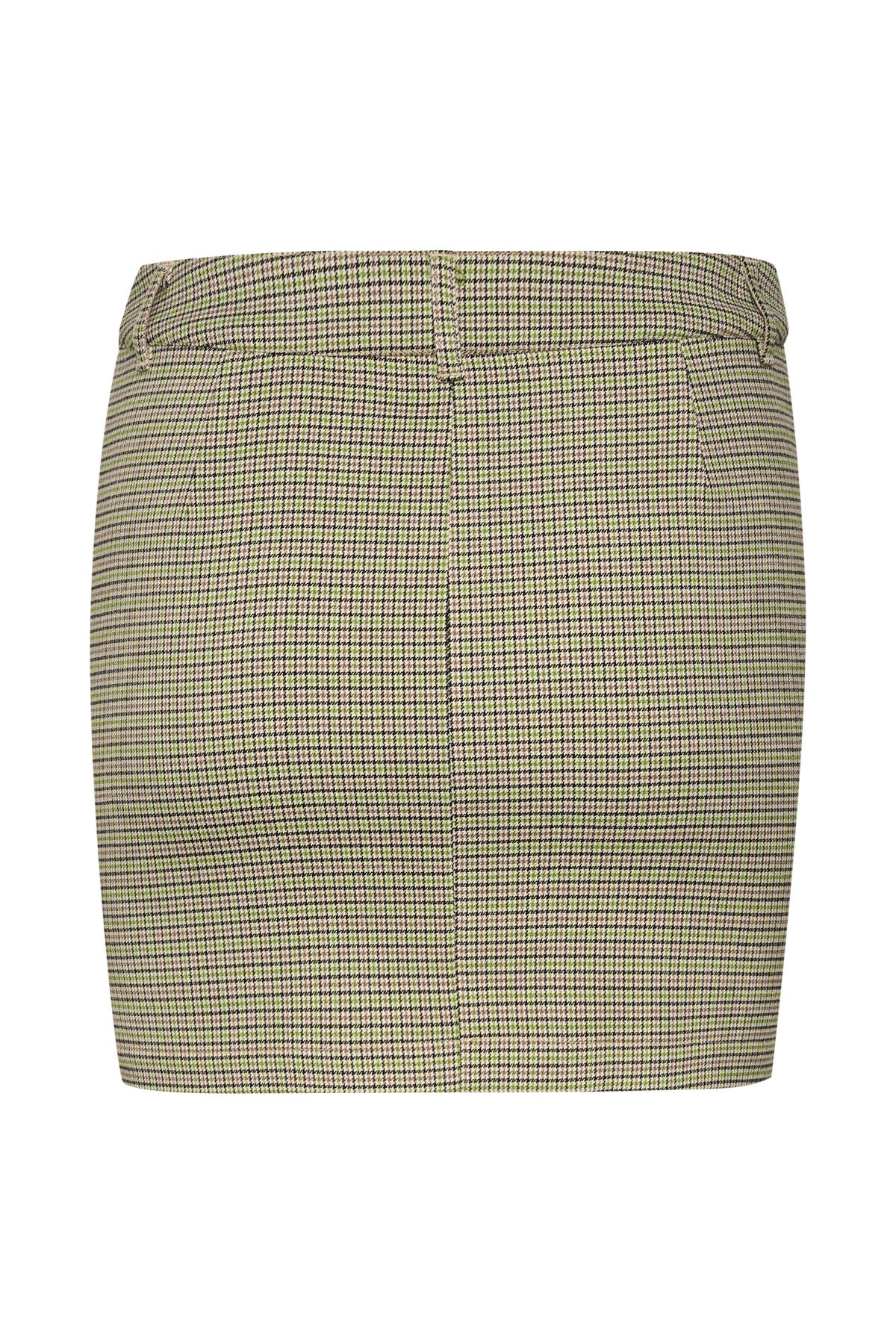 CinnaGZ MW Mini Skirt - Minced Herb Check