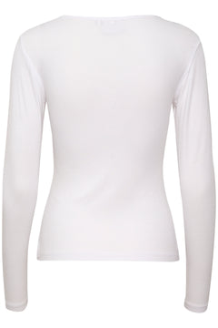 DamyGZ Ls Tee - Bright White