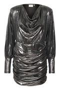 MaddixGZ LS Kort Klänning - Silver