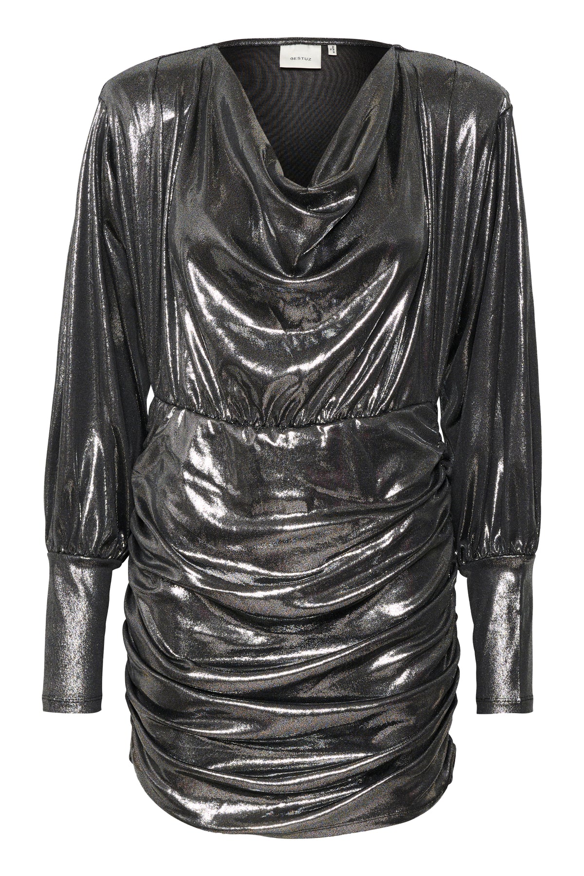 MaddixGZ LS Kort Klänning - Silver
