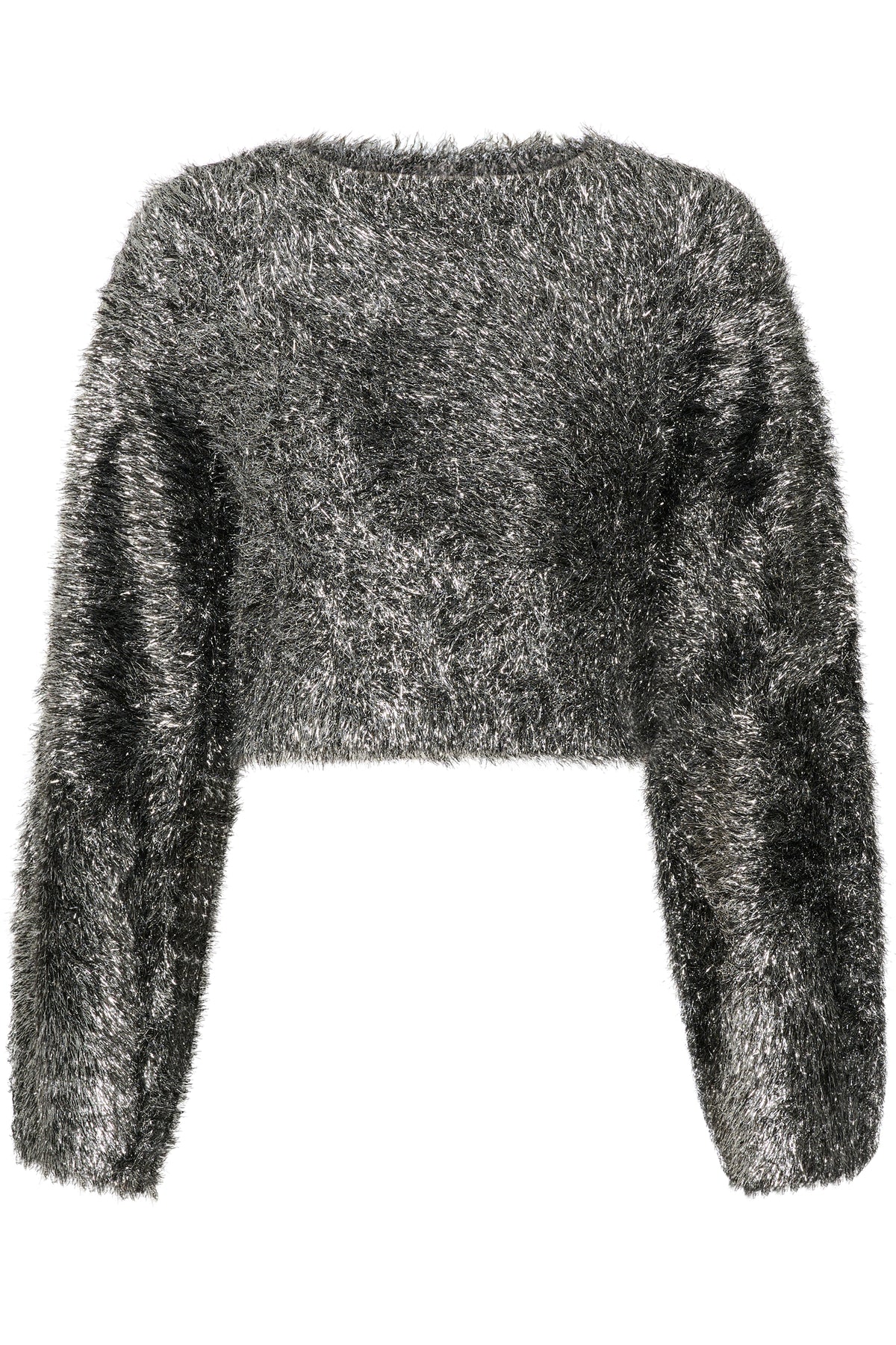 MattianiGZ Cropped Pullover - Gun Metal