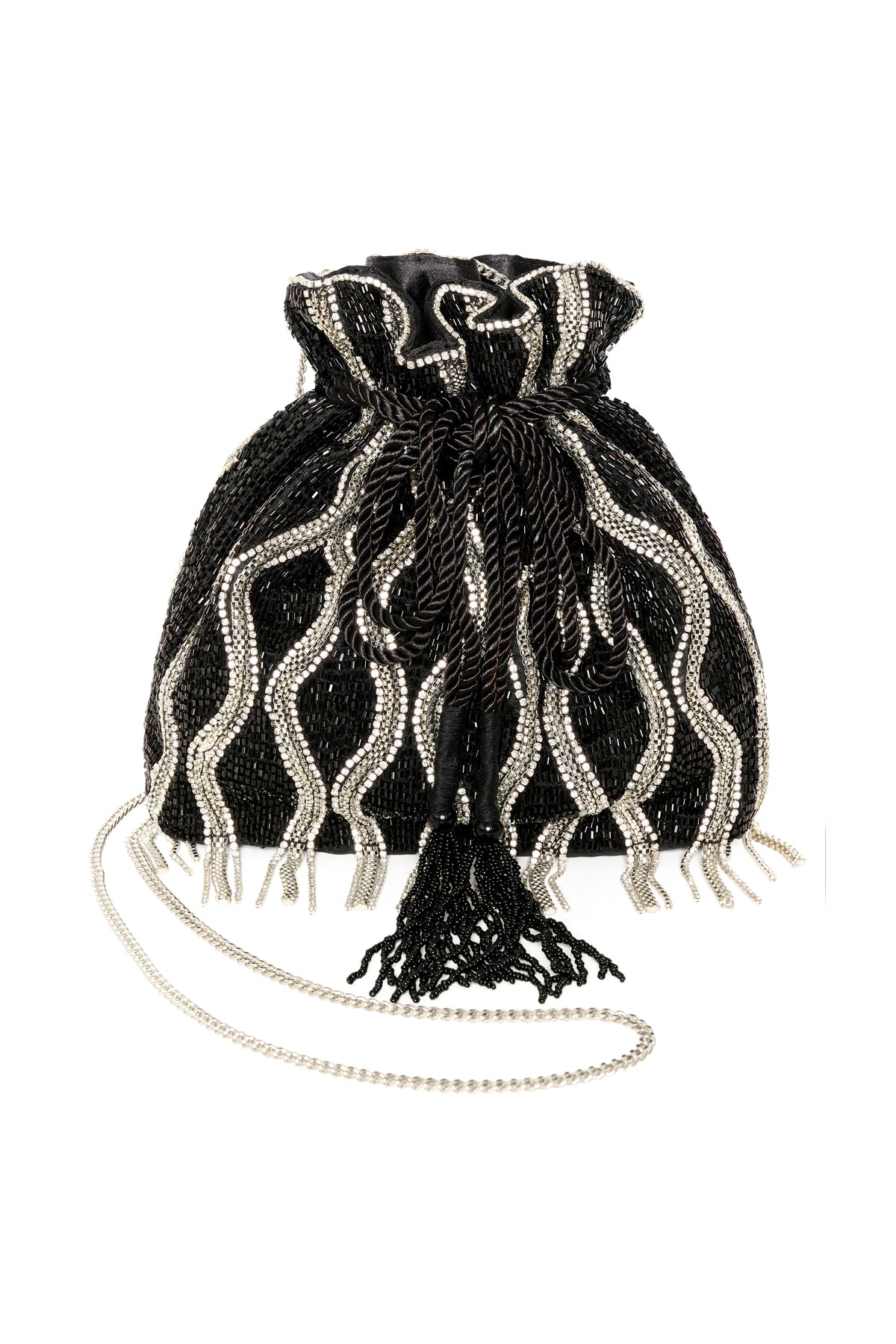 RhinnyGZ Bag - Rhinestone Black