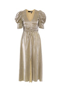 Small Plisse Slit Dress - Rutabaga