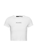 Cropped T-Shirt - Bright White