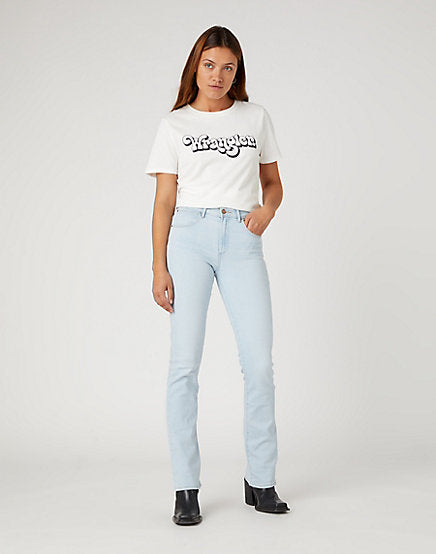 Regular Tee Worn - White