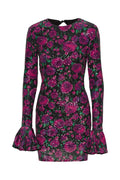 Sequins Open Back Dress - Bold Rose/Tap Shoe